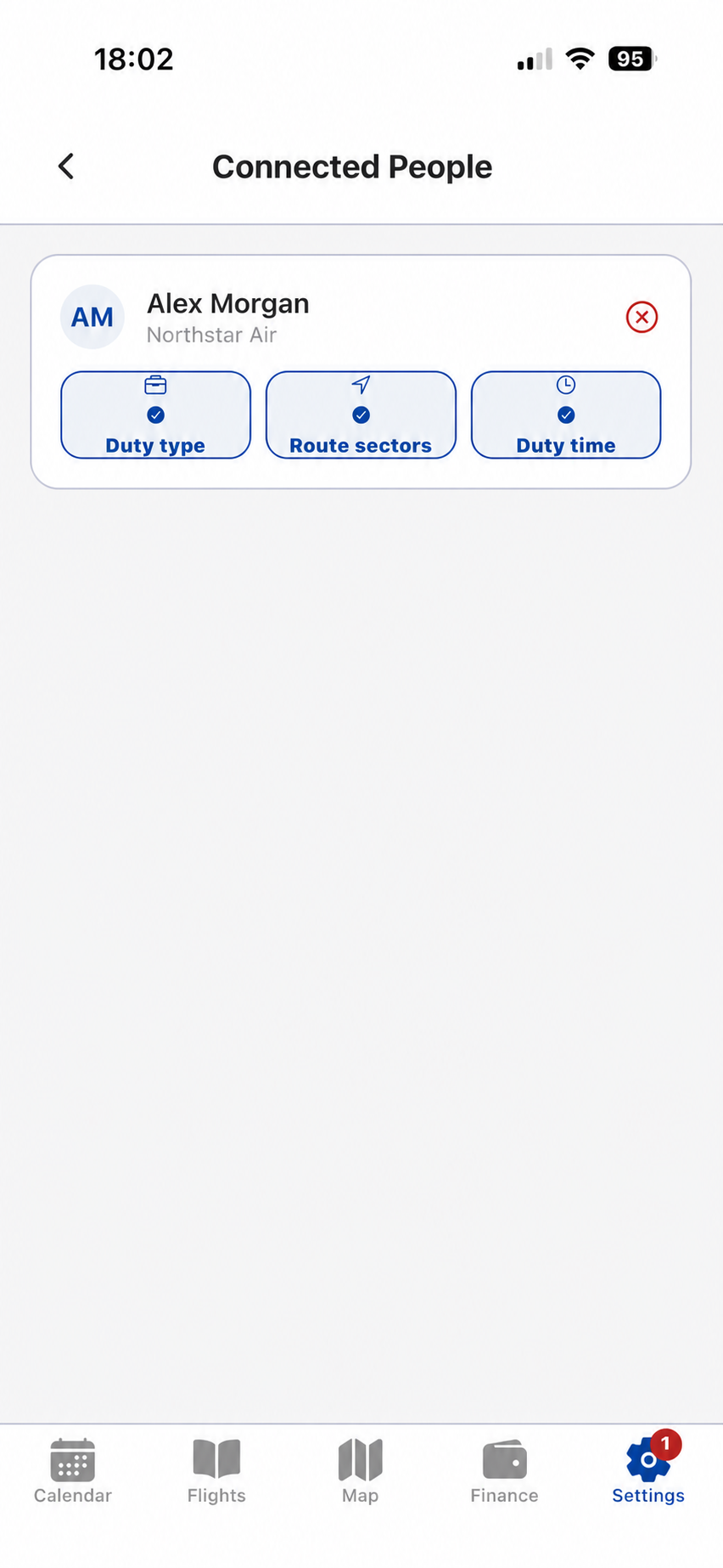 Connection-specific roster access